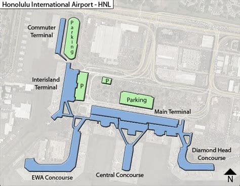 1032 Fort St. . Honolulu airport terminal 2 map